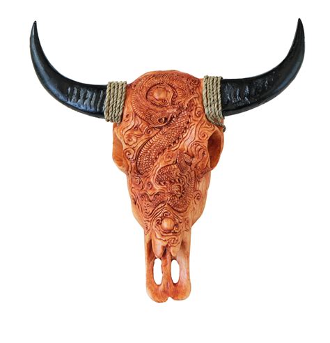 Carved Buffalo Skull Indian And Animals Designerskulls The Best