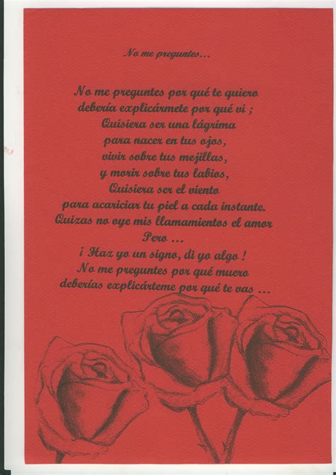 Escribe Un Poema De Amor Espagnol