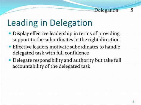Ppt Effective Delegation Powerpoint Presentation Free Download Id