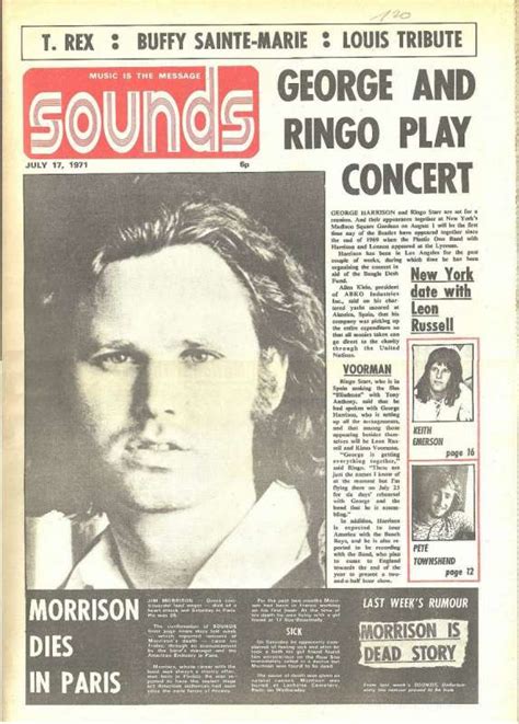 Morte Jim Morrison Sounds Dago Fotogallery