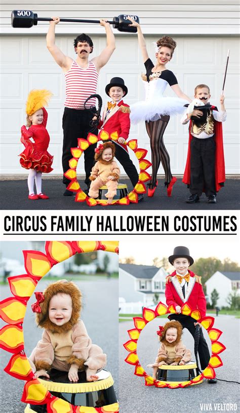 A diy circus family costume | circus family costume, family costumes, circus halloween costumes. Circus Costume Ideas - DIY Family Halloween Costumes - Viva Veltoro