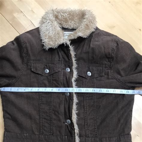Roxy Jackets And Coats Roxy Corduroy Faux Fur Trimmed Jacket Coat