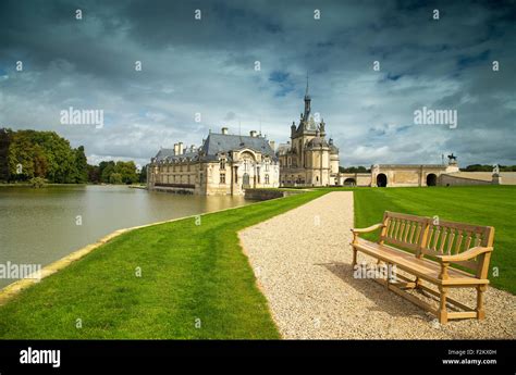 Chateau De Chantilly Paris France Stock Photo Alamy