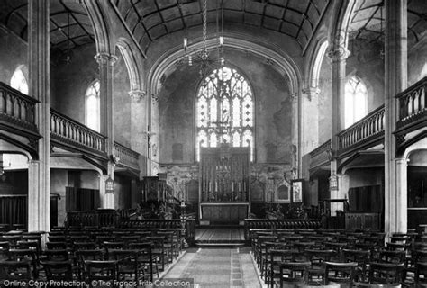 Photo Of Penzance St Marys Church Interior 1906