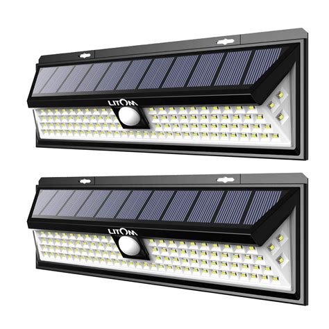 Litom grow light, growing plant lights 36w led, 120 degree led grow light bulbs for greenhouse, garden flowers. LITOM Enhanced 102 LED Super Bright Solar Lights Outdoor ...