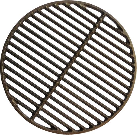 Cast Iron Dual Side Grid Cooking Grate 15″ Round Fit For Medium Eggs