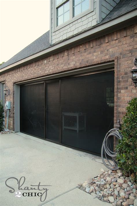 Garage door screen diy installation videos. Check out my new Garage Screen - So AWESOME! - Shanty 2 Chic