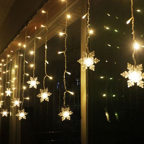 38m Remote Control Stars Curtain Fairy Lights 8 Modes Usb String Wall