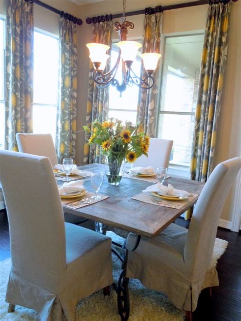 Yummy Yellow And Gorgeous Gray Ibb Design Dining Room Renovation