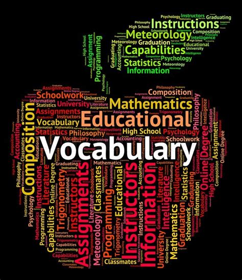 Vocabulary Word Representing Glossary ... | Stock image | Colourbox