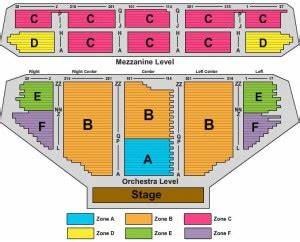 Hollywood Pantages Theatre Detailed Seating Chart Tickpick