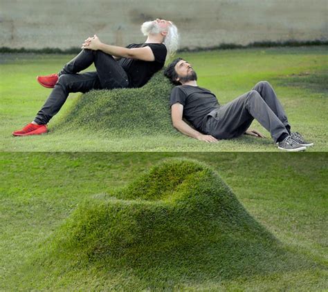 They really think people can't make a full time living. These Natural Grass Chairs Are Made Into Your Lawn Using ...