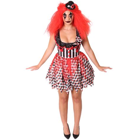 deluxe ladies harlequin clown jester fancy dress costume womens halloween evil ebay