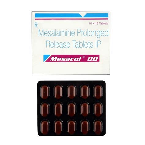 Mesalamine 400 Mg Delayed Release Tablet At Rs 15612stripe Mesacol