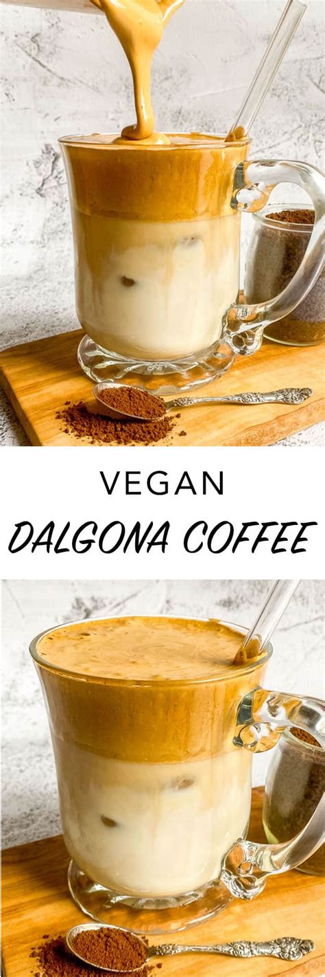 Vegan Dalgona Coffee Recipe The Edgy Veg