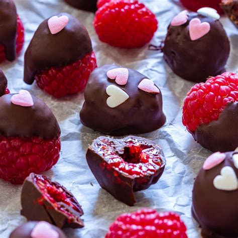 Chocolate Covered Raspberries Recipe Happy Foods Tube