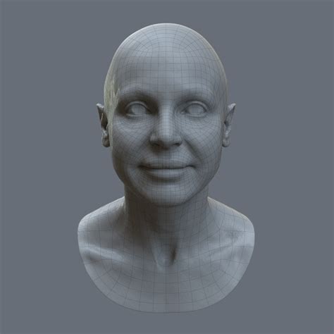 Female 3d Head Scan 12 3d Faces