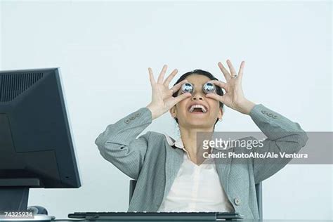 Woman Holding Eyes Open Photos And Premium High Res Pictures Getty Images