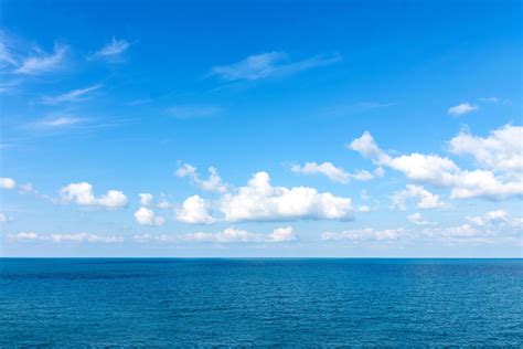 Ocean Sea And Cloud Blue Sky Background 3168590 Stock Photo At Vecteezy