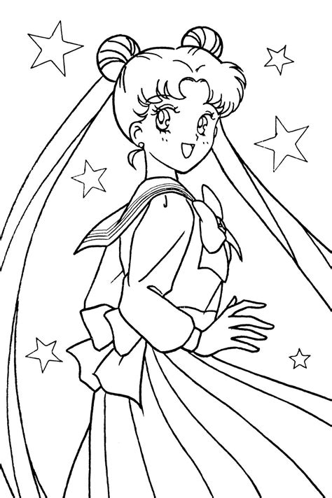 Dibujos Para Colorear Sailor Moon Imprimir Gratis Reverasite