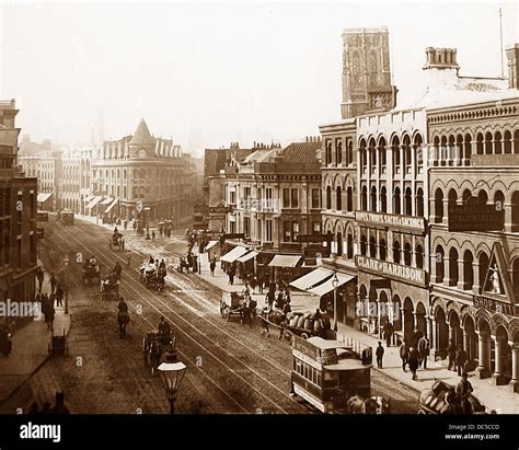 Bristol Victoria Street Victorian Period Stock Photo Alamy