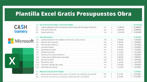 Plantilla Excel Gratis Presupuestos Obra Vrogue