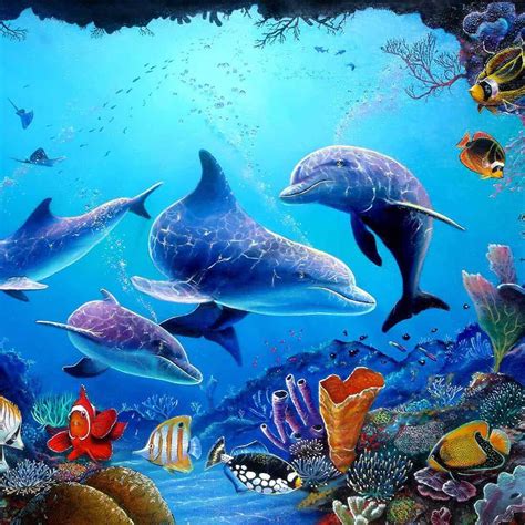 Sea Dolphin Live Wallpaper Apk برای دانلود اندروید