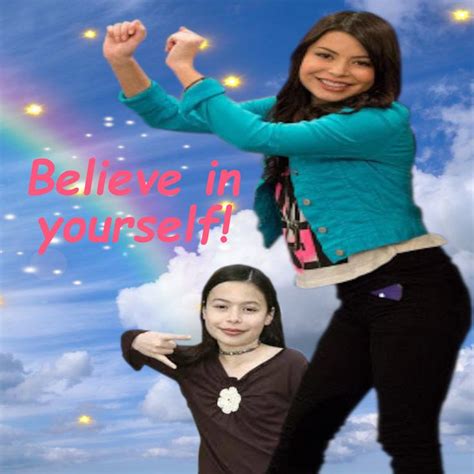 Believe In Yourself Miranda Cosgrove Icarly Poster By Aleksander