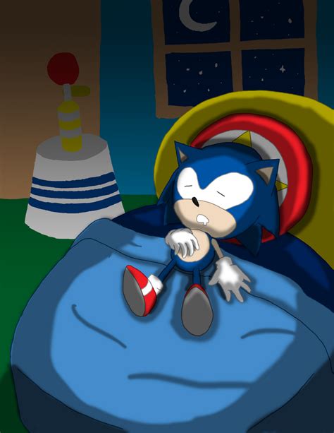 Sleepy Sonic By Stareon On Deviantart