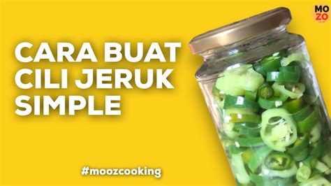 Cili jeruk adalah antara hidangan sampingan yang boleh menaikkan selera makan. CARA BUAT CILI JERUK SIMPLE ! | Resepi by Tokki - YouTube