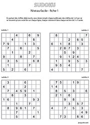 Sudoku a imprimer si vous ne souhaitez pas jouer au jeu en ligne gratuit. SUDOKUS - Jacquote, jeux en ligne