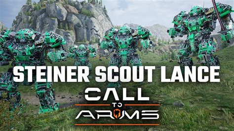 Steiner Scout Lance Call To Arms Dlc For Mechwarrior 5 Mercenaries
