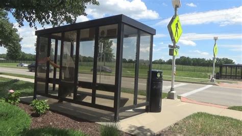 Knights Of Colmbus Donates New Bus Shelter To Topeka Metro
