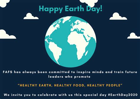 Earth Day 2020 Celebrated At Fafs