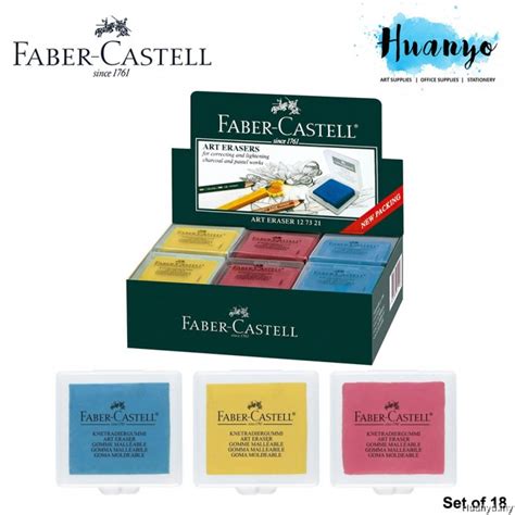 Faber Castell Kneaded Charcoal Art Eraser 18pcsbox