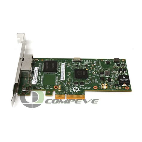 Hp 361t Pcie Dual Port Ethernet 1gb Network Adapter 656241 001 Compeve