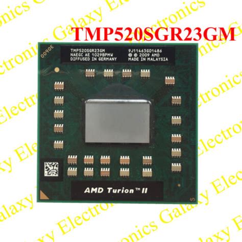 New Tmp520sgr23gm P520 Amd Turion Ii Dual Core Cpu Pga Chipset Ebay
