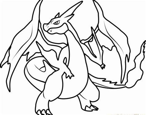 Charizard pokemon coloring page from generation i pokemon category. Printable Mega Charizard Pokemon Coloring Pages ...