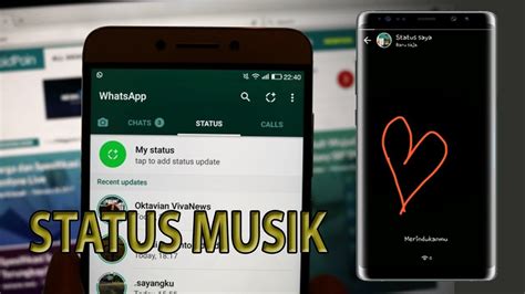 Tidak usah khawatir gan, caranya mudah kok dan pastinya kalian hanya membutuhkan beberapa detik untuk update status story terbaru wa. Cara Membuat Status Musik di Whatsapp - Story Whatsapp ...
