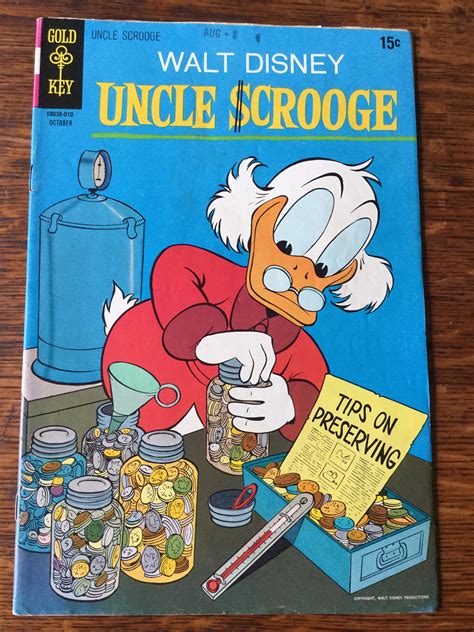 Walt Disneys Uncle Scrooge 89 Oct 1970 Gold Key Comics W Etsy