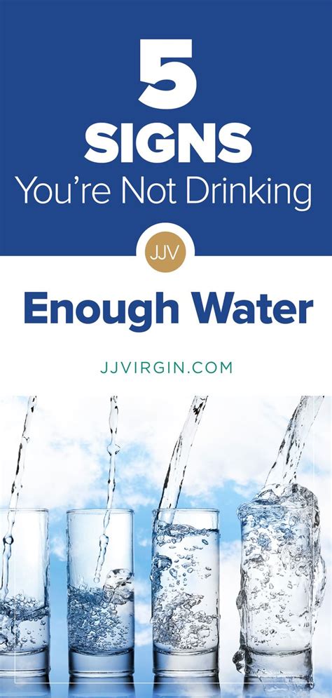 5 Signs Youre Not Drinking Enough Water Not Drinking Enough Water