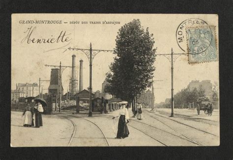 Grand Montrouge Dépôt Des Trains Darpajon En 1900 à Montrouge Hauts
