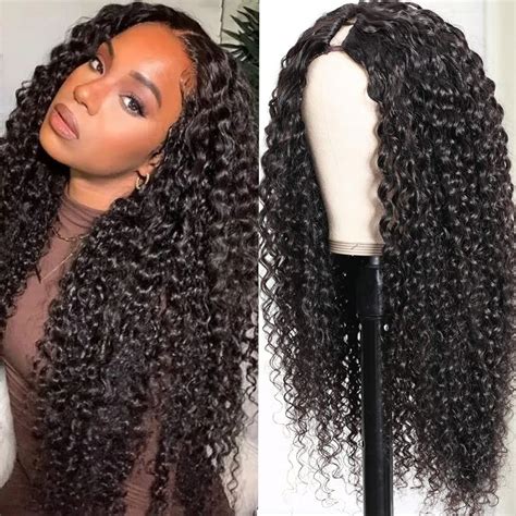 Buy Unice Curly U Part Wig Human Hair X Inch Small Leave Out Brazilian Glueless Human Hair