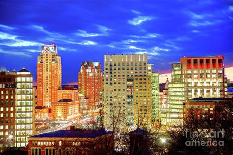 Downtown Providence Rhode Island Skyline Photograph By Denis Tangney Jr Fine Art America