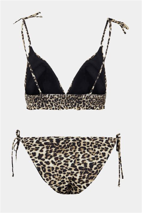 Pieces Pcveronica Bikini Set Leopard Butik Visholm