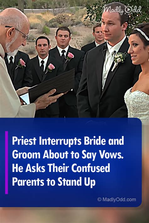 This Started Just Like Any Other Wedding Ceremony But Then The Priest