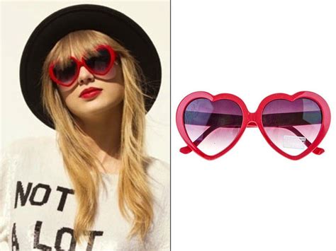 Taylor Swift 22 Music Video Inspired Heart Shaped Sunglasses Taylor
