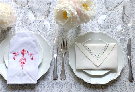 Table Linens Home And Living Kitchen And Dining Flowers And Shapes Dinner