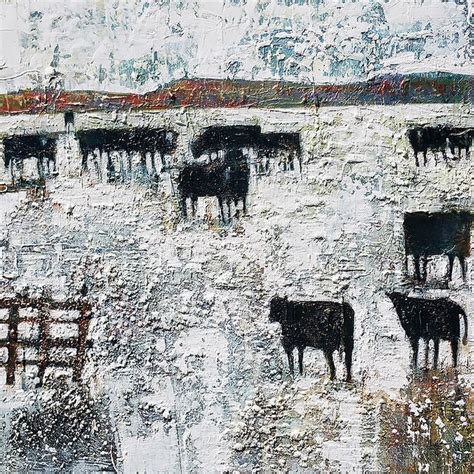 Rural Landscape Sheep And Horse Paintings Lee Caufield
