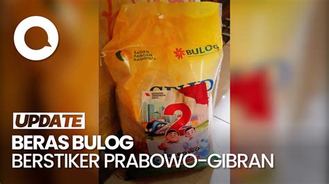 Viral Beras Bulog Berstiker Prabowo Gibran